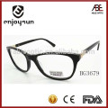 2015 black color mens acetate optical spectacles frame eyeglasses